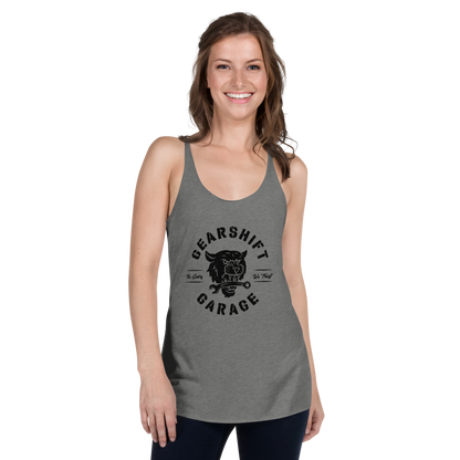 Shop Cat Gearshift Garage - Women's Racerback Tank
