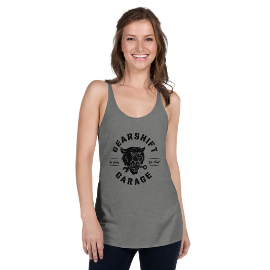 Shop Cat Gearshift Garage - Women's Racerback Tank