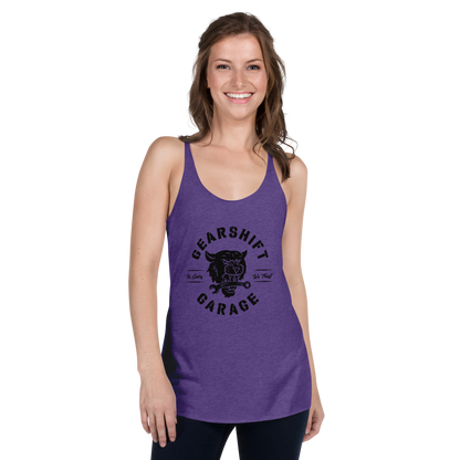 Shop Cat Gearshift Garage - Women's Racerback Tank