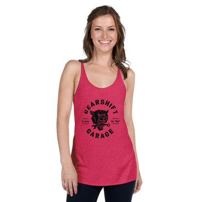 Shop Cat Gearshift Garage - Women's Racerback Tank