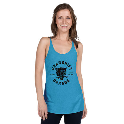 Shop Cat Gearshift Garage - Women's Racerback Tank